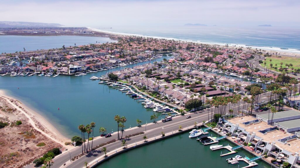Aerial View of Coronado Cays